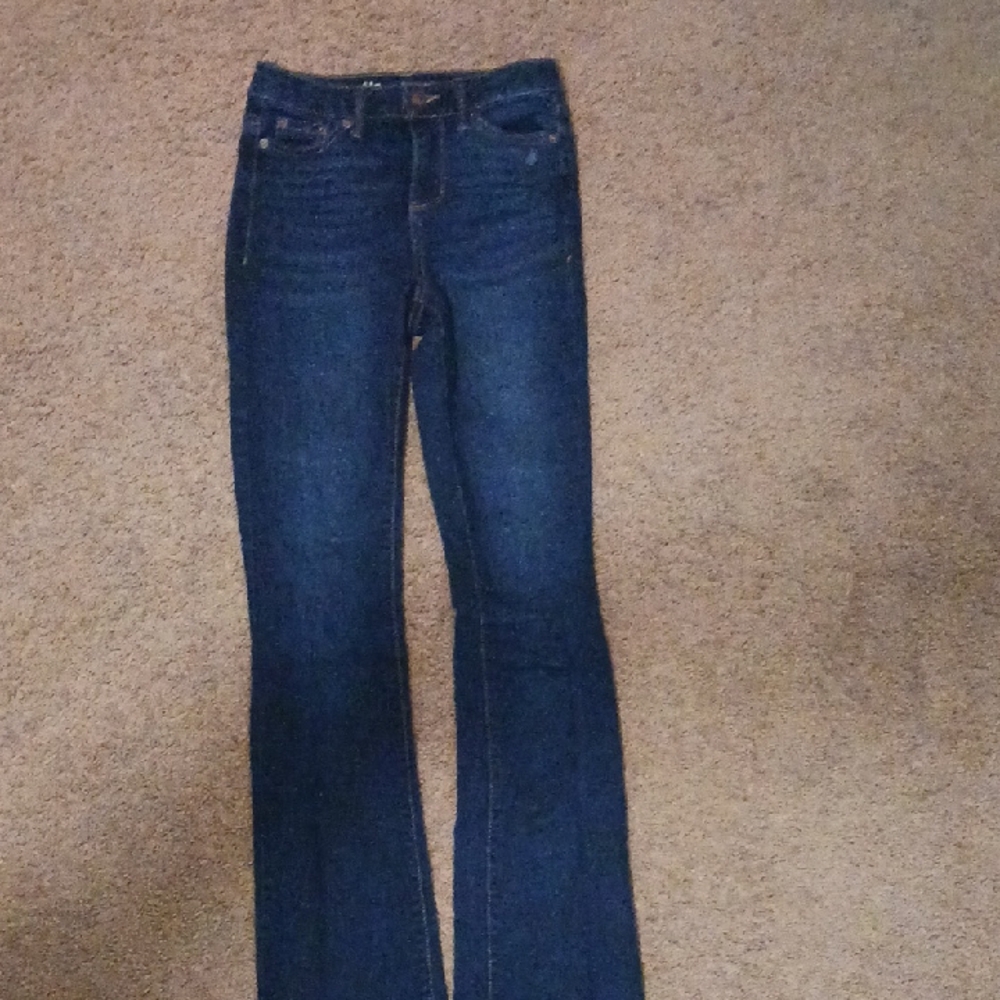 No Boundaries Dark Blue Flare Jeans
